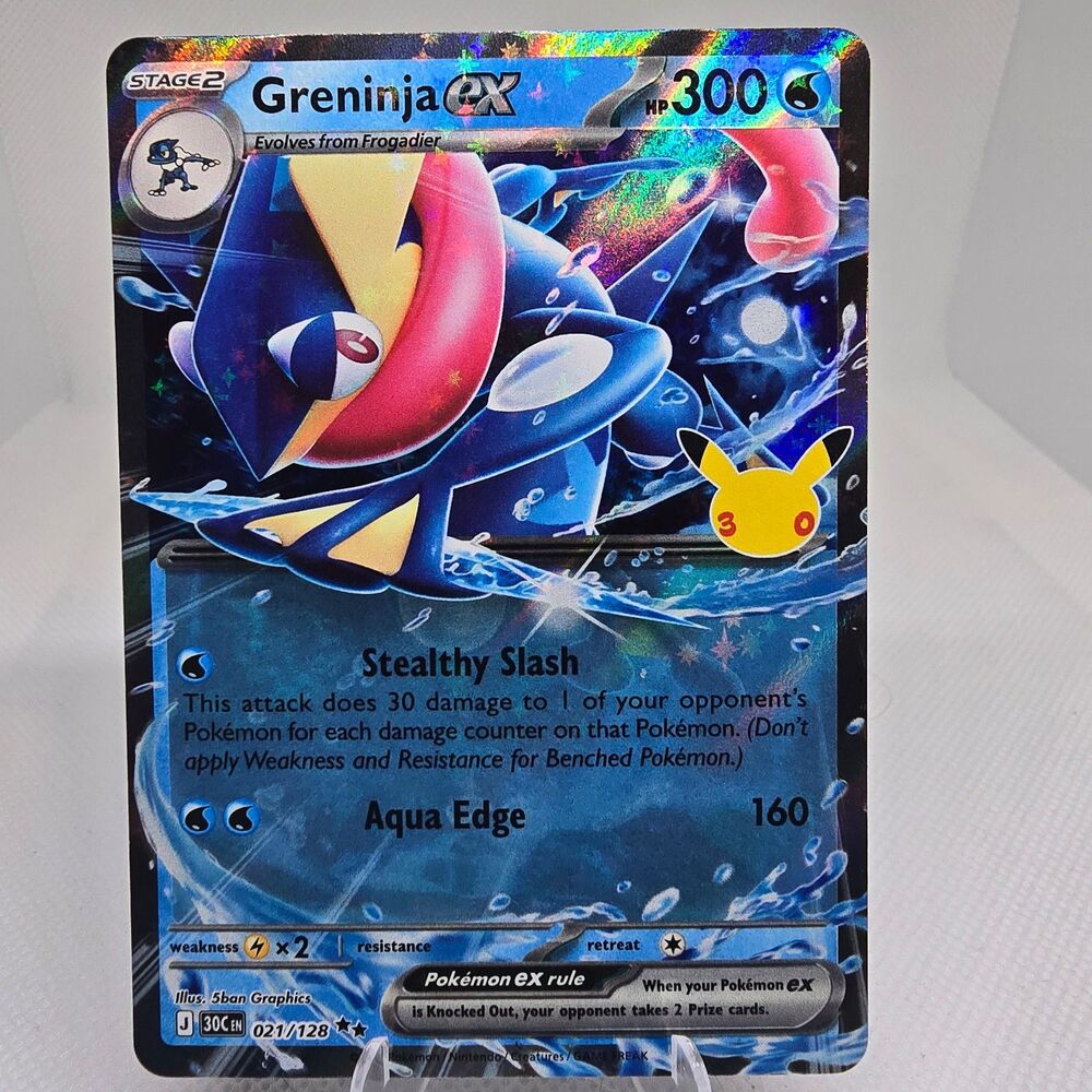 Greninja ex #21 Pokémon 30th Celebration